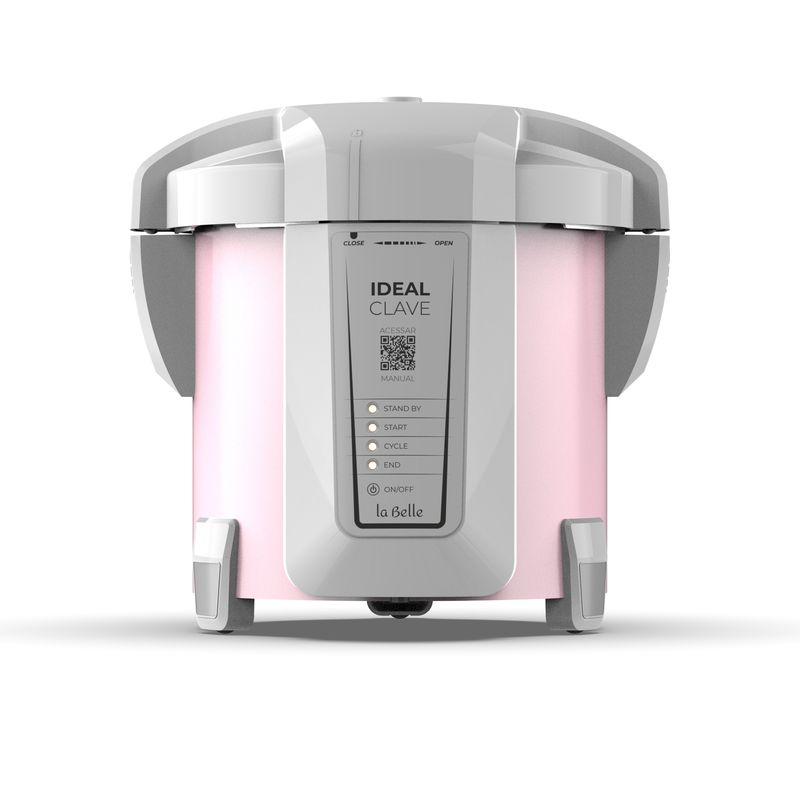 autoclave-idealclave-la-belle-8-litros-com-tecnologia-dvm-rosa-frontal-perspectiva