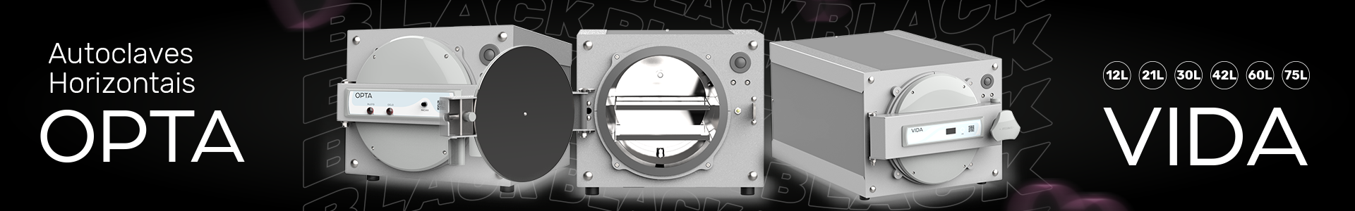Black Friday - Autoclaves Horizontais